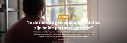 ‘In de meeste gewelddadige relaties zijn beide partners agressief’